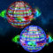 semai Boule Volante Lumineuse, Flying Ball Jouet Jouets pour Enfants à partir, Jouets d'extérieur Boule Magique, Cadeaux pour garçons et Filles de 6 à 12 Ans - Bleu et Rouge