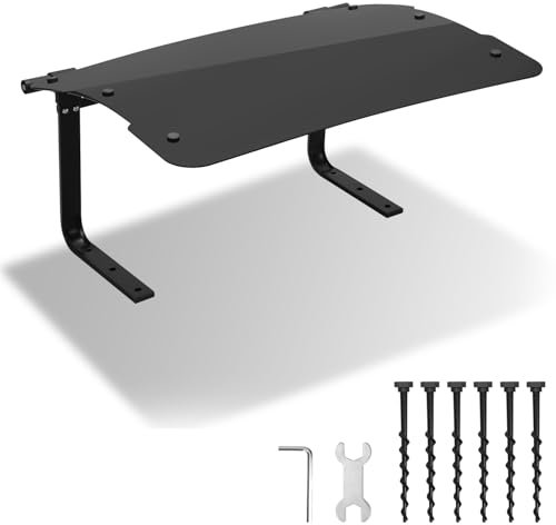 Herrselsam Mähroboter Garage Überdachtes Carport für Mähroboter Dach, Garage für Mähroboter Rasenmäher Witterungsbeständig 73 x 57 x 40cm Material Metall+Kunststoff