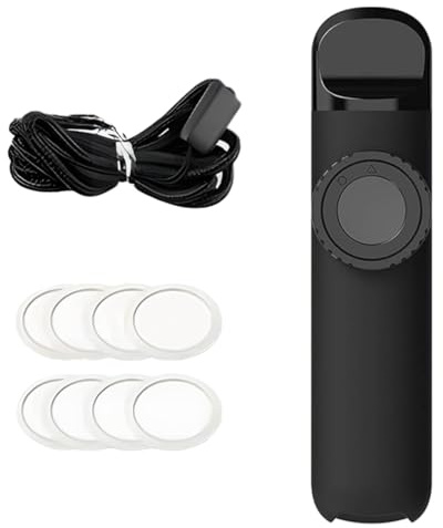 Kazoo, anneau de réglage pour les timbres, avec dragonne et 8 membrane de rechange, noir.