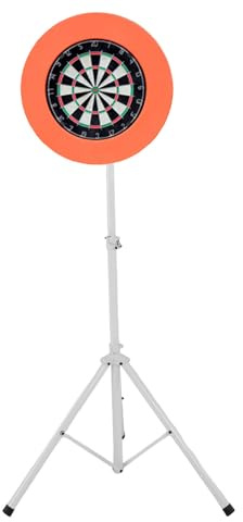 Asixxsix Supporto per Freccette, Treppiede Portatile Professionale da Viaggio per Freccette con Vassoio Fisso per Display e Bersagli, Staffa Multifunzionale per Ispessita