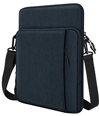 Dadanism 13 Inch Tablet Sleeve Shoulder Bag Carrying Case for iPad Pro 13 M4 2024, iPad Air 13 M3 M2, iPad Pro 12.9, Galaxy Tab S10+ Plus/S9 FE+/S9+ Plus 12.4, reMarkable Paper Pro 11.8, Indigo