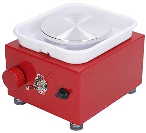Mini Pottery Wheel, Kids Pottery Wheel for Adults, Beginners, Electric Pottery Forming Machine Ceramic Machine, 0-2000RPM Adjustable Speed, Low Noise, Compact & Space Saving(220V)
