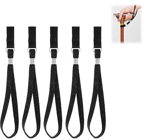 Handgelenkschlaufe Für Gehstöcke, Armband für Gehstock, 5 Stück Krücken-Handgelenkschlaufe, Handschlaufe, Gehstock-Handgelenkriemen, Zubehör Für Gehstöcke & Krücken, Wanderstöcke