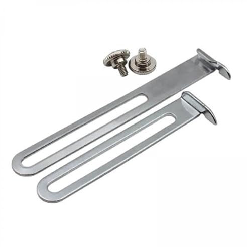 Harilla 2x Guida per Bordi Della Macchina Da Cucire, Calibro per Cuciture Della Macchina Da Cucire, con Viti, Parete Laterale di Posizionamento Sostitutiva Pe