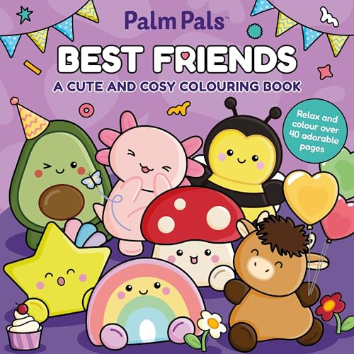 Palm Pals Best Friends: A Cute and Cosy Colouring Book