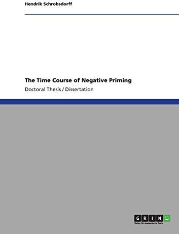 The Time Course of Negative Priming