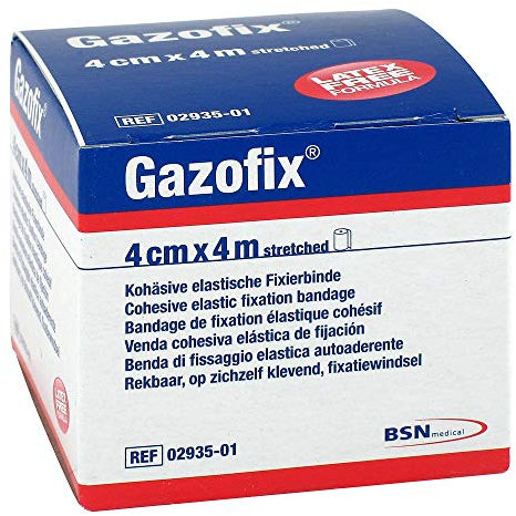GAZOFIX Fixierbinde kohäsiv 4 cmx4 m 1 St