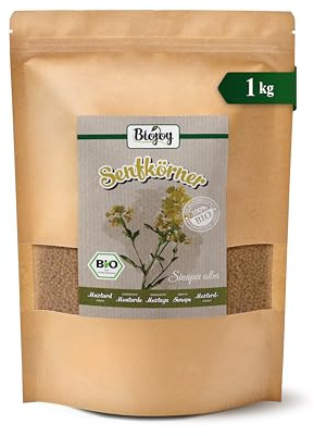 Biojoy EKO Senapsfrön, gula och hela, 1 kg