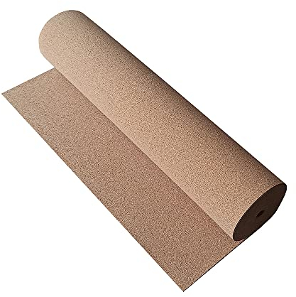 Pannello in sughero al metro, dimensioni: 1 x 10 m, rotolo di sughero da 2 mm, 3 mm, 4 mm, 6 mm, 8 mm, 10 mm (2 mm)