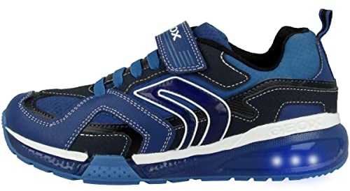 Geox Jungen J Bayonyc Boy Sneakers, Royal Lt Blue, 24 EU