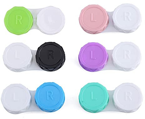 4 pcs lot Glasses Cosmetic Contact Lenses Box Contact Lens Case for Eyes Travel Kit Holder Container WholesaleFashion Design