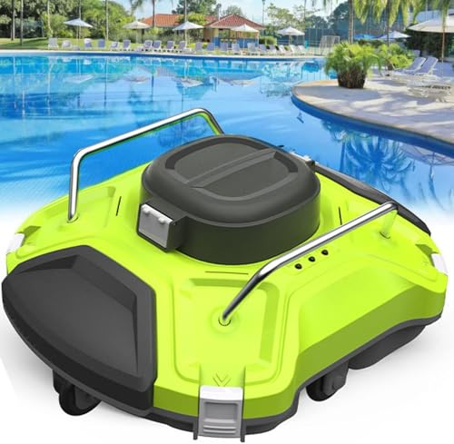 Helautomatisk Pooldammsugare,poolrengörare Robot,sladdlös Automatisk Poolrengörare, Undervattens Automatisk Pooldammsugare,för Markpool