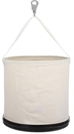 Secchio porta attrezzi – Gancio per stoccaggio autentico, design rinforzato con costruzione paesaggistica, costruzione di saldatura per manutenzione, magazzino, casa, garage, , poliestere, uso