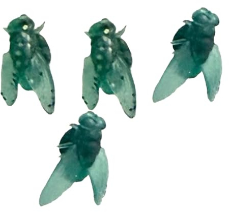 Petits poteaux de mouche artistiques non allergènes Macromolécule construits pour les tenues modernes et les auditions sensibles Accessoires d'oreille en résine légère, taille unique, Comme décrit