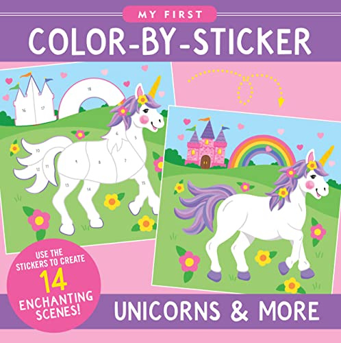 My First Color by Sticker Book - Unicorns & More