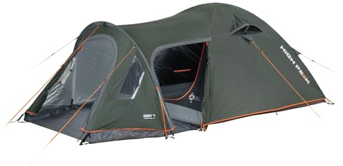 High Peak Kuppelzelt Kira 3 4 Personen Camping Trekking Zelt Igluzelt Vorraum Kira 4.1