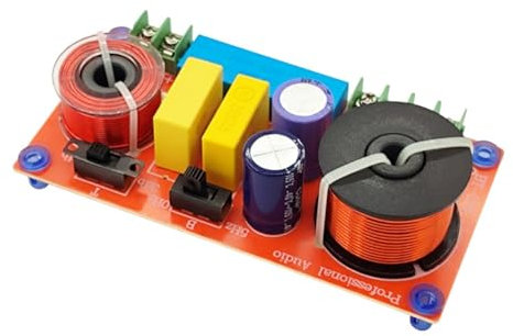 Lonrtesw Divisore di Frequenza HiFi per Diffusori da Scaffale Crossover Dedicato Fever Regolabile Alto Basso Crossover Audio A Due Vie