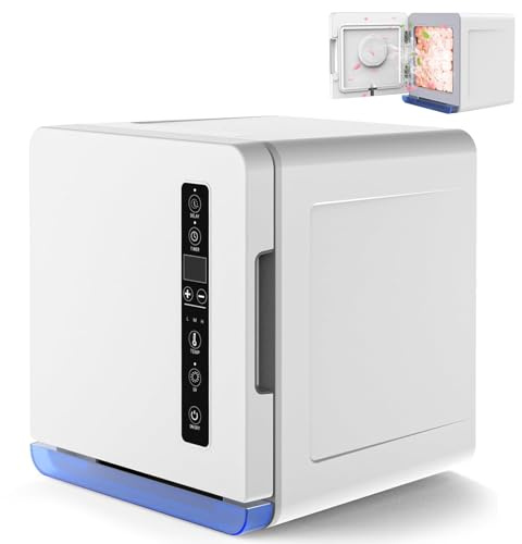 Kensbro Calentador de toallas, 8 L, calentador de toallas con esterilizador UV, calentador de toallas caliente, calentador de compresas eléctrico, radiador con temporizador para belleza, salón, spa
