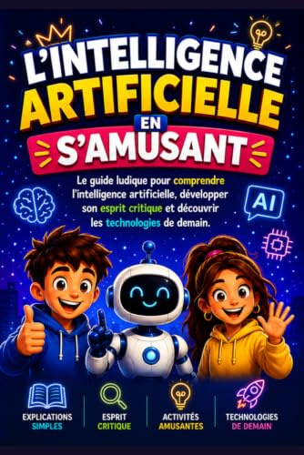 L'INTELLIGENCE ARTIFICIELLE EN S'AMUSANT: Le guide illustré pour les enfants curieux qui veulent comprendre l'IA, développer leur esprit critique et découvrir les technologies du futur