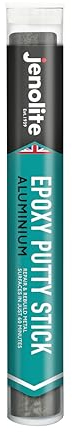 JENOLITE Bâton de mastic époxy en aluminium - 112 g - Réparation et reconstruction de tous les métaux