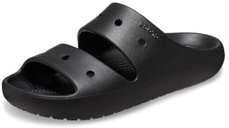 Crocs Unisex Erwachsene Classic Sandal v2 Sandalen, Black, 36/37 EU