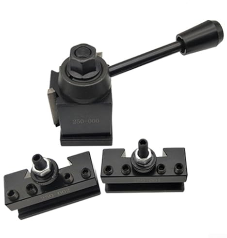 3 herramientas de cabeza de torno de cambio rápido, herramienta de soporte tipo cuña, acero negro, accesorios de sujeción