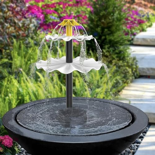 PETSTIBLE Fontaine solaire d'extérieur 2 W pour oiseaux