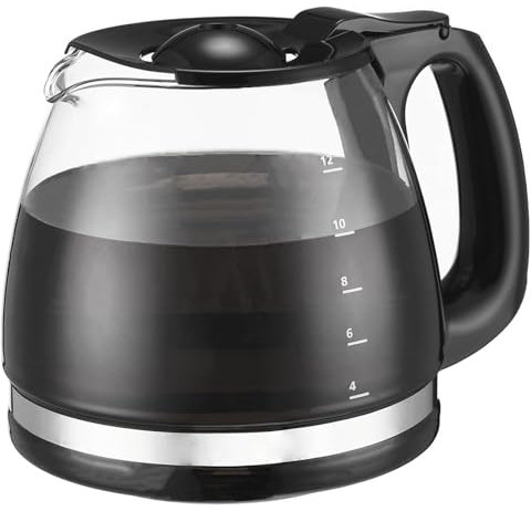 12-Cup Coffee Pot replacement Carafe Compatiable with Black and Decker Coffee Maker Model# CM1160B, CM1160W, CM1231S