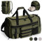 Sporttasche Reisetasche für Damen und Herren Trainingstasche mit Rucksack-Funktion Gym Bag Duffel Bag mit Schuhfach und Nassfach Weekender Tasche für Fitness, Schwimmen, Reisen (53L, Grün)-B