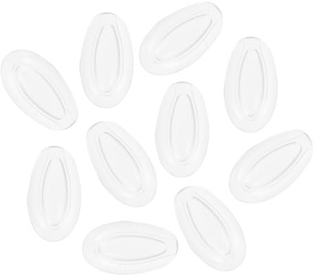 Healeved 10paare Rutschfeste Nasenpads Für Brillen Brillen-nasenpads Aus Weichem Silikonmaterial Nasenschutz Für Für