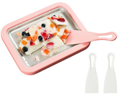laxreheye Rullad maskin, yoghurtrullbricka - med 2 spatlar snabbmaskin - för vuxna hemmafester familjesamlingar utomhus matlagning semester