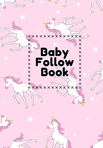 Baby follow book: Baby logbook Unicorn and newborn nannies nanny, baby bottles, notebook on sleep, awakening and baby's health, diet, diapers, ... and moods of the infant. twin parent help.