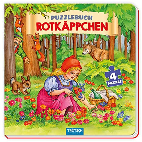 Trötsch Pappenbuch Puzzlebuch Rotkäppchen: Beschäftigungsbuch Entdeckerbuch Puzzlebuch