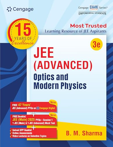 Cengage JEE Advanced Optics and Modern Physics with Free Online Assessments & Digital Content