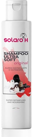 Solaro H | Shampoo per Cani e Gatti Ultra Soft Delicato, Districante, Nutriente, per Manti Lunghi 250ml | Made in Italy