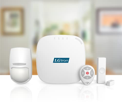 LGtron HIK-LGD8008 LAN WLAN GSM Funk Alarmanlage 868MHz 2-Wege App SMS Anruf DE-Version EN50131-2 vollintegrierte Video-Fkt. Auto. Alarmvideo vor-/nach Alarm Support