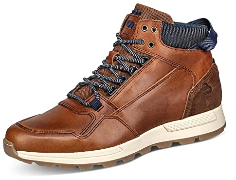 BULLBOXER Herrenschuhe Stiefel Schnürer Braun Freizeit, Schuhgröße:43 EU