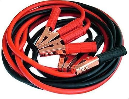 DISCORAMA Cavi AVVIAMENTO di Emergenza 2 Metri 2000AMP, Cavi di Emergenza Batteria per Auto con Protezione Contro SOVRATENSIONI Cavo in Rame