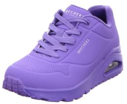 Skechers Damen on Air UNO Stand AUF Luft, Lila Durabuck Mesh, 37.5 EU