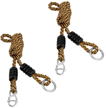 0XBIT Corde Balancoire Exterieur, 2 Pièces Sangle Balancoire Arbre Réglables, 1.8m Corde Balancoire Résistante à l'usure, Peut Supporter 300 kg, pour Hamacs, Camping, Balançoires