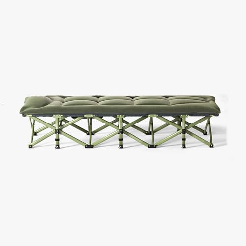 Cama Plegable Camping Resistente, Somier Plegable Camper Ultraligera para 1 Persona Adulta 188 * 68cm, Cama de Emergencia para Huéspedes Ahorra Espacio