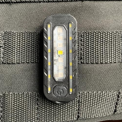 Générique Lampe Gilets Tactique MOLLE Torche à Clip – 5 Modes d’Éclairage Autonomie 8h – Boîte Rangement & Accessoires Idéale Fdo, Police, Gendarmerie, Sapeurs Pompiers, Sécurité, SUGE, DOUANE