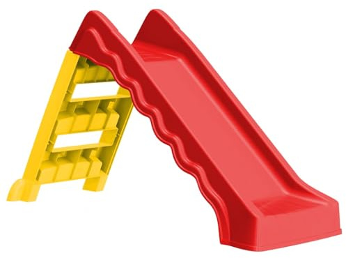 Générique Toboggan Pliable d'enfants Intérieur/Extérieur Rouge et Jaune,Jeux & Jouets,Jeux de Plein air,Toboggans,Multicolore,3.3 KG,92578