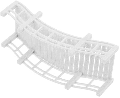 Veemoon Pont Miniature en Arc Grand Format pour Micro-Paysage, Décoration Extérieure Étanche en Plastique Effet Marbre, Accessoire Vintage pour Jardin, Aquarium et Table à Sable, Ornement