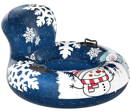 Slittino Da Neve Gonfiabile - Blu, 109,2 Cm, PVC Durevole, Maniglie Di Sicurezza, Tubo Di Slittino Robusto, Anello Inverno Resistente Al Freddo Giocattolo Scorrevole Rinforzato | Galleggiante Piscina