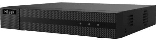 Hilook DVR-204U-K1 Ch 8MP 5MP 4MP 1080P HD-TVI Hybrid CCTV DVR Recorder With 1TB WD Purple HDD– Black