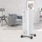 NRG 1.5KW Oil Filled Radiator 7 Fins Portable Electric Heater with 3 Power Settings Adjustable Thermostat White