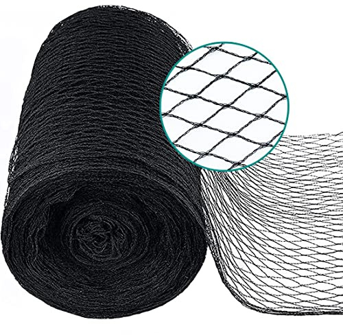GRTHTATI 4 x 10 m dammnät finmaskigt (10 x 10 mm 30 g/m2 robust, väder- och UV-beständigt fågelnät, fågelskyddsnät, maskigt trädgårdsnät, lövnät, fruktträd, duvnät