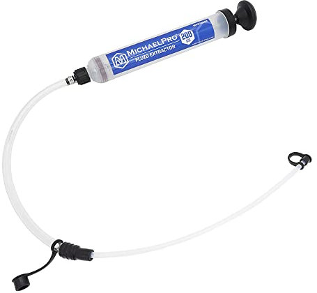 MichaelPro MP009082 Manual Fluid Extractor, Fluid Syringe Pump for Oil Change, 200cc