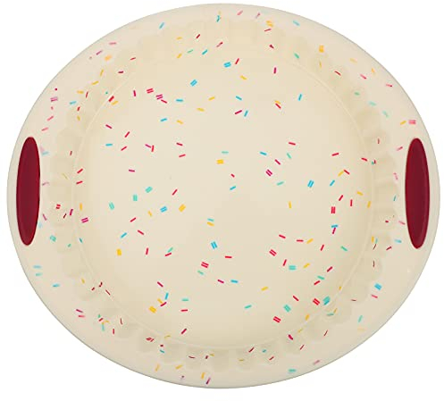 OQHAIR Pochoirs à gâteau Pochoirs à gâteau de 2 moules à gâteau en Silicone Moule à gâteau en Silicone Moule à gâteau Savarin Moule à savarin Moules Ronds en Silicone antiadhésifs Moules